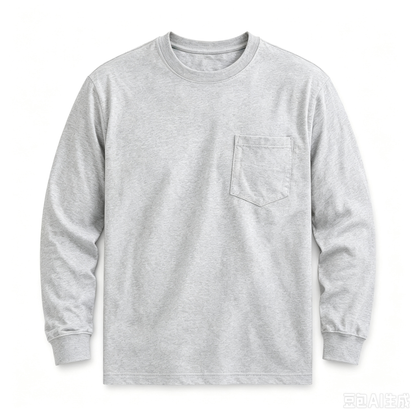 Men’s Heavyweight Cotton Pocket Tee – Relaxed Fit | Big & Tall