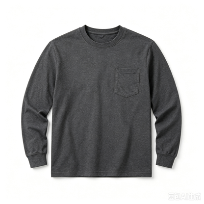 Men’s Heavyweight Cotton Pocket Tee – Relaxed Fit | Big & Tall
