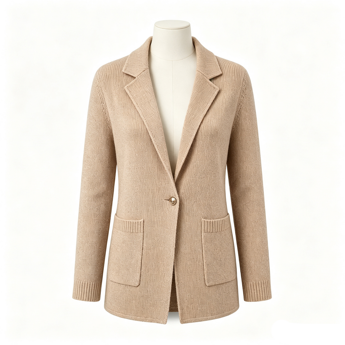 🏆Bestseller 🧥 Knit Lapel Cardigan – Timeless Silhouette & Effortless Elegance for Every Look