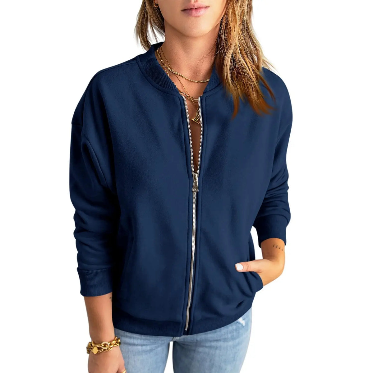 Women's Zip Up Sweatshirt Jacket