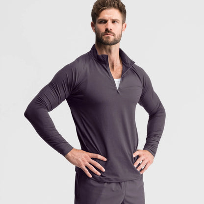 Fitted Performance Quarter Zip | Breathable Lightweight All-Day Athletic Pullover