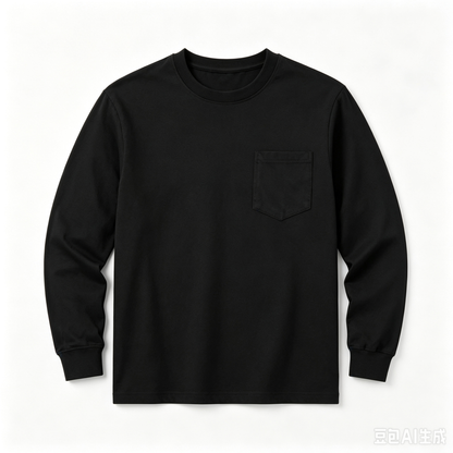 Men’s Heavyweight Cotton Pocket Tee – Relaxed Fit | Big & Tall