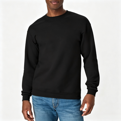 Men's Sweatshirt, EcoSmart Fleece Crewneck Sweatshirt, Big & Tall Available, 1 or 8-Pack