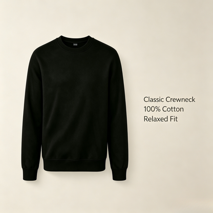 Men's Sweatshirt, EcoSmart Fleece Crewneck Sweatshirt, Big & Tall Available, 1 or 8-Pack