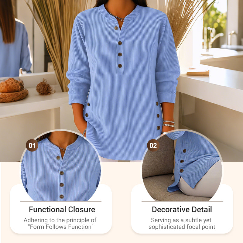 💃Women's Solid Color Crew Neck Long Sleeve Casual Loose Knit Pullover – Cozy Comfort Meets Effortless Style