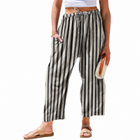 Vintage Charcoal Stripe