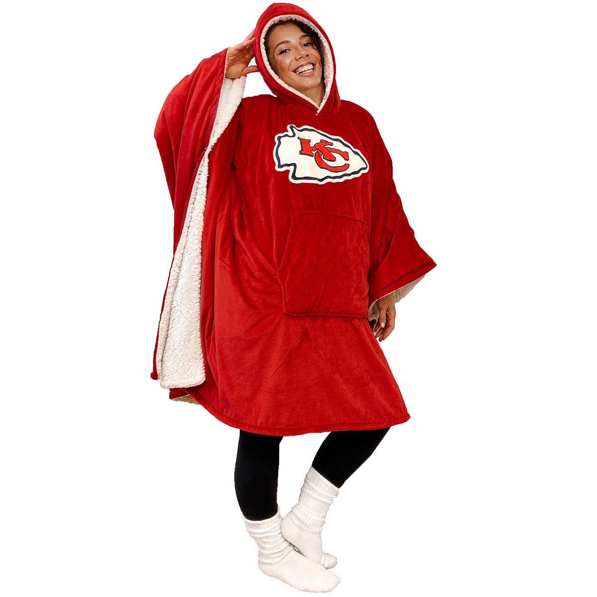 Final Clearance – 60" x   80" Wearable Hooded   Blanket