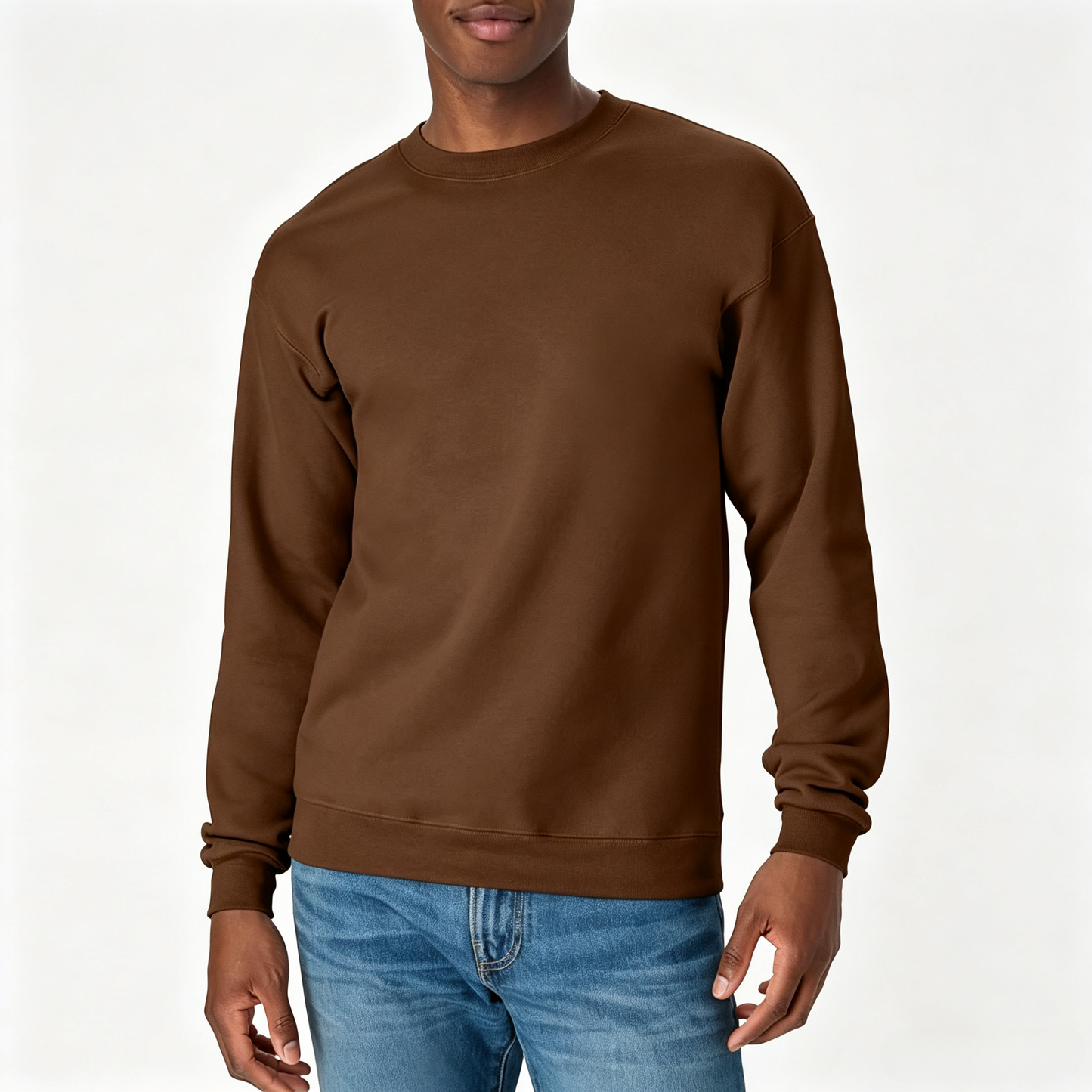 Men's Sweatshirt, EcoSmart Fleece Crewneck Sweatshirt, Big & Tall Available, 1 or 8-Pack