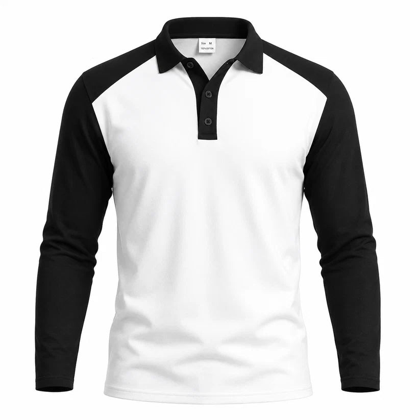New Fall Collection-Men's Casual Color-Block Long Sleeve Shirt