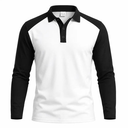 New Fall Collection-Men's Casual Color-Block Long Sleeve Shirt