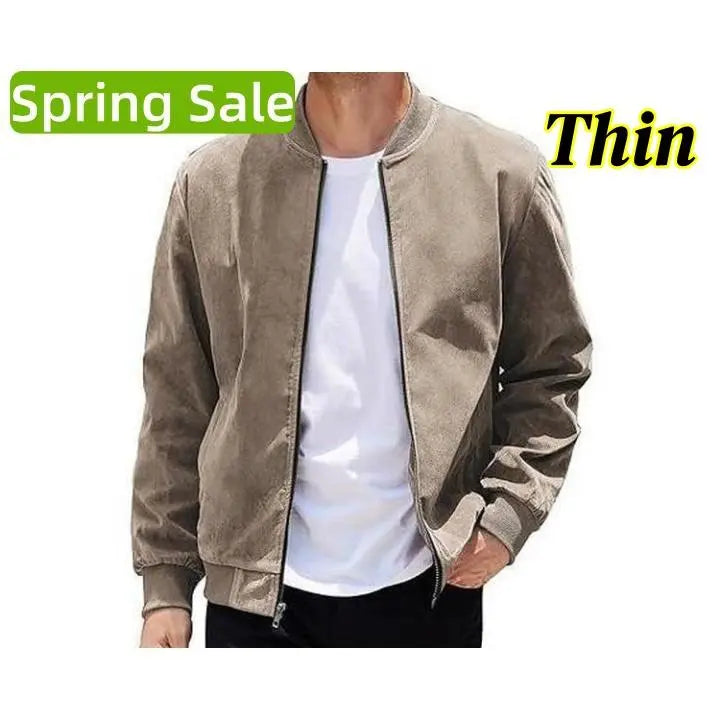 COOFANDY Fall Outfits men's spring, 100% polyester lightweight early summer thin casual jacket retro lightweight classic men's clothing Jeans T-Shirt Coats Soft Blazers