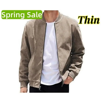 COOFANDY Fall Outfits men's spring, 100% polyester lightweight early summer thin casual jacket retro lightweight classic men's clothing Jeans T-Shirt Coats Soft Blazers