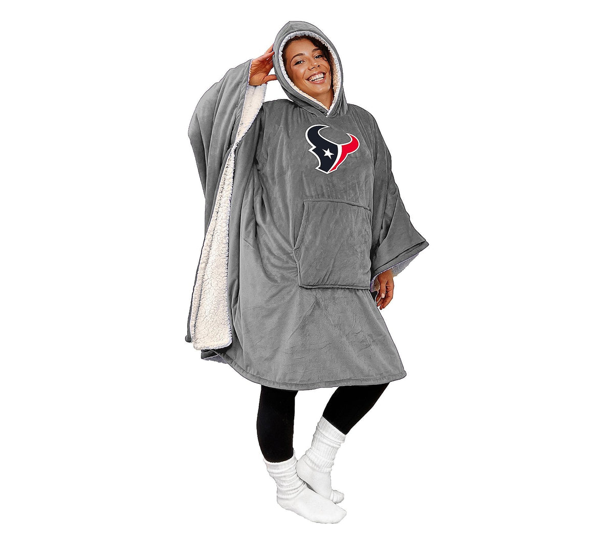 Final Clearance – 60" x   80" Wearable Hooded   Blanket