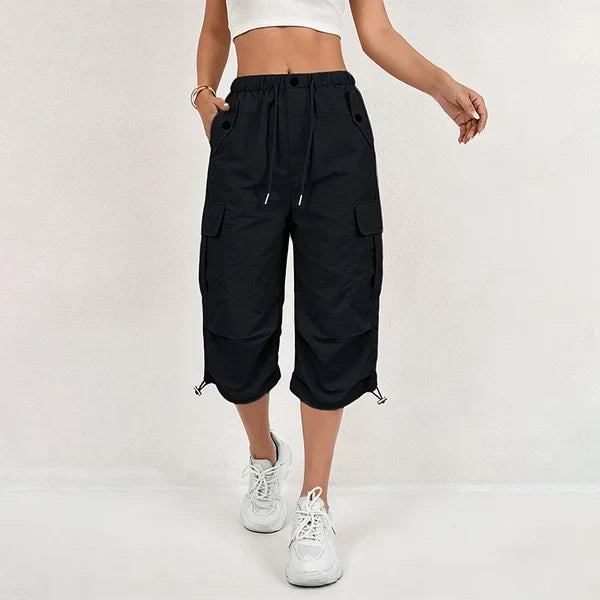 Women's Quick-Dry Cargo Capri Trousers