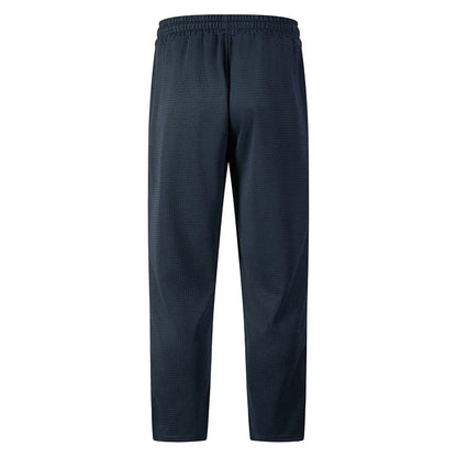 Pull On & Go | Men's Waffle-Knit Drawstring Straight-Leg Pants