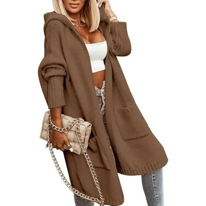 Hooded Long Cardigan Sweater Coat – 8-Color Bundle
