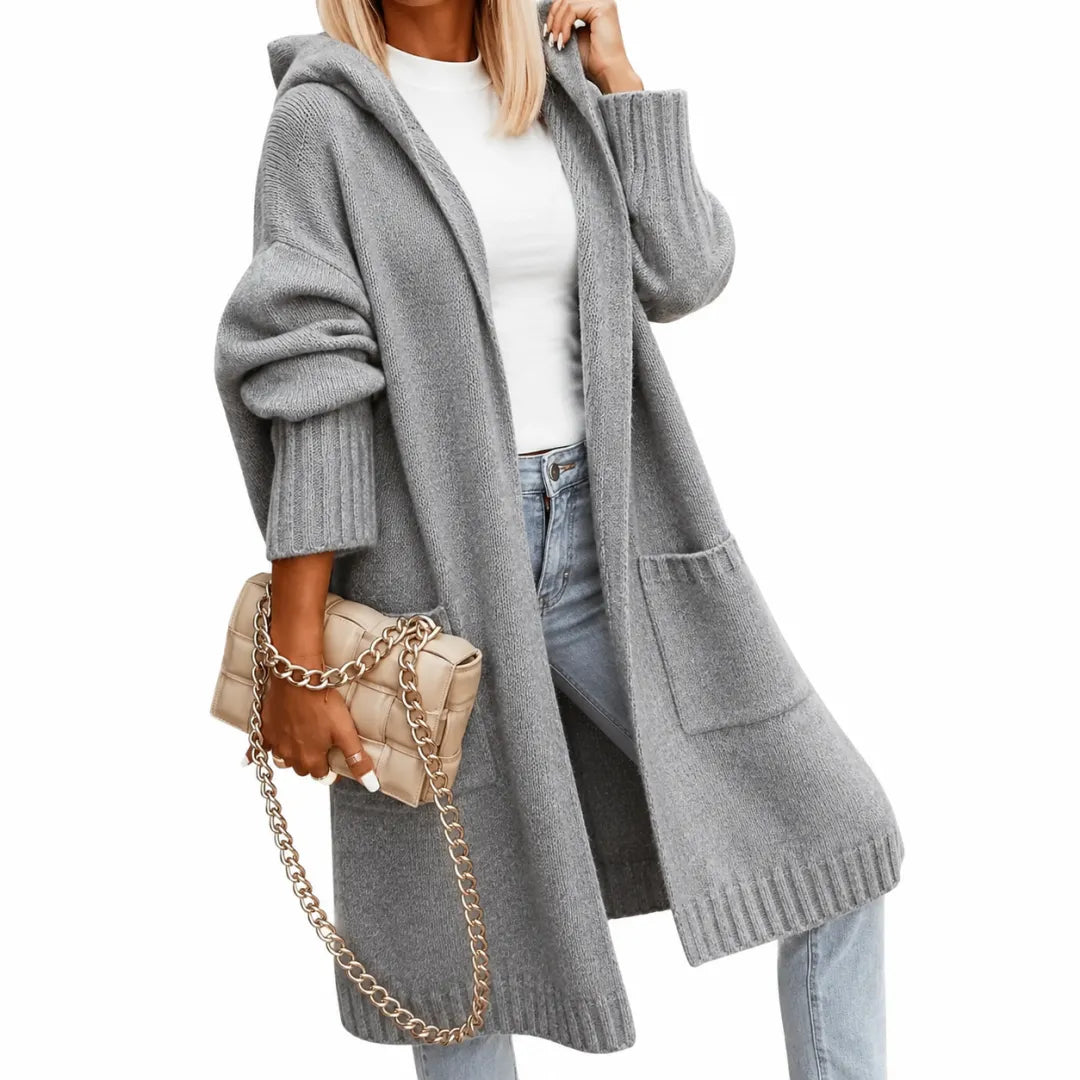 Hooded Long Cardigan Sweater Coat – 8-Color Bundle